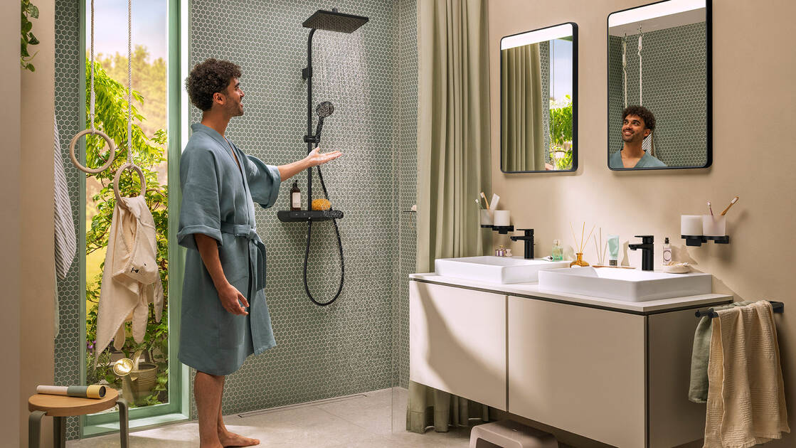 hansgrohe ShowerTablet Select 360 u modernoj kupaonici